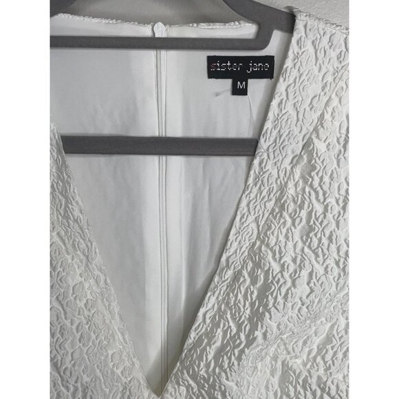 Sister Jane Long-Sleeve Jacquard Mini Dress - Picture 10 of 10